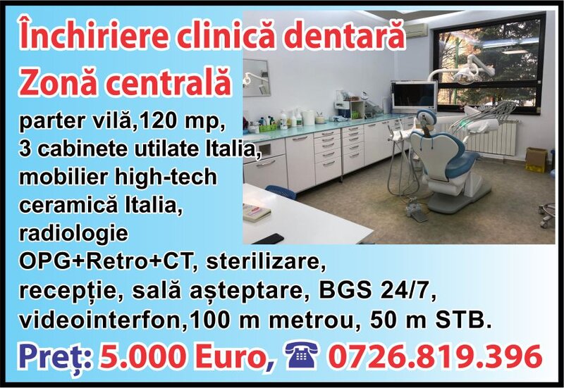 Bucuresti central, inchiriere Clinica dentara